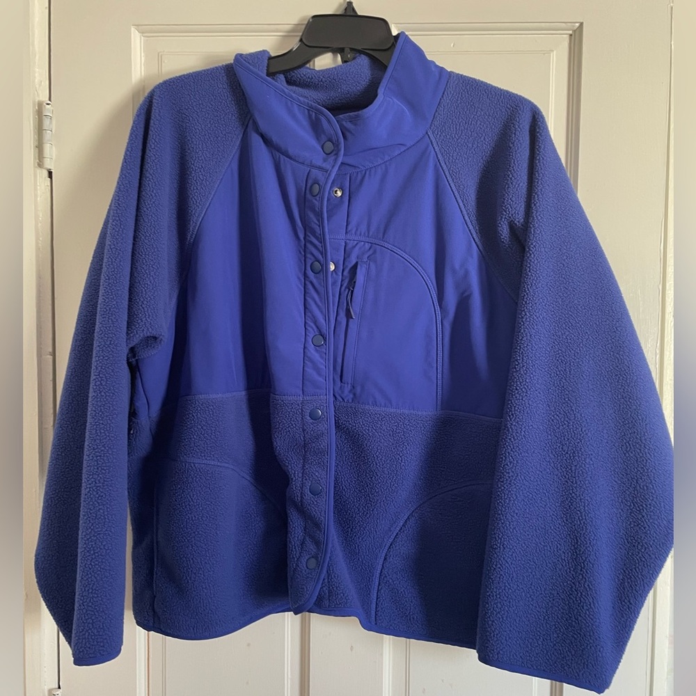 GapFit Fleece Jacket Blue XXL